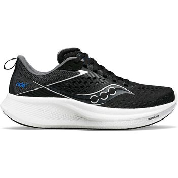 Saucony Ride 17 Wide Mens, Black / White, EUR 44.5 (US 10.5)