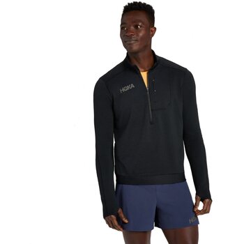 Hoka Half Zip Mens, Black, S