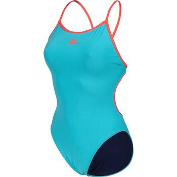 Arena Swimsuit Lace Back Solid Womens, Martinica, 32