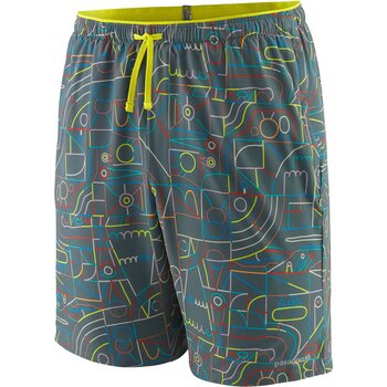 Patagonia Multi Trails Shorts - 8" Mens, Lose Yourself Outline: Nouveau Green, M