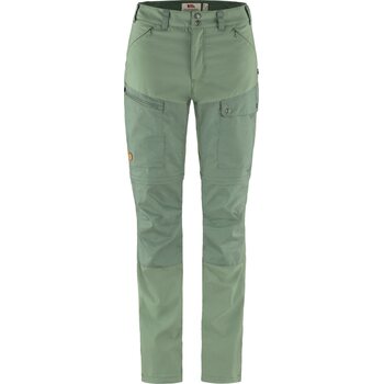 Fjällräven Abisko Midsummer Zip Off Trousers Womens, Jade Green / Patina Green, 42