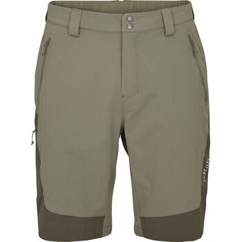 Rab Torque Mountain Shorts Mens, Light Khaki / Army, 34", 10"