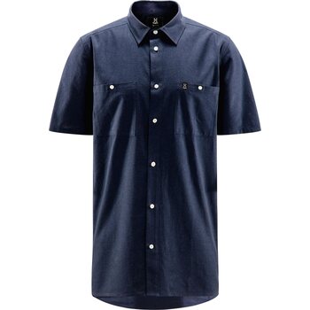 Haglöfs Curious Hemp SS Shirt Mens, Tarn Blue, S