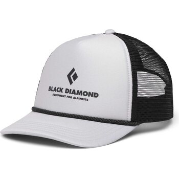 Black Diamond Flat Bill Trucker Hat, Pewter