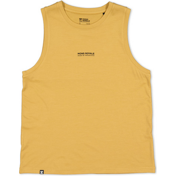 Mons Royale Icon Relaxed Tank Womens, Honey, L