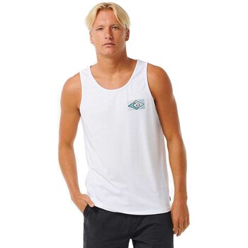 Rip Curl Traditions Tank Mens, Optical White, L