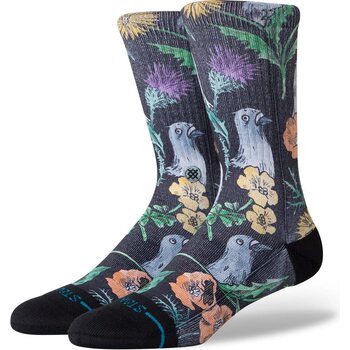 Stance Just Flocked, Black, M (EUR 38-42)