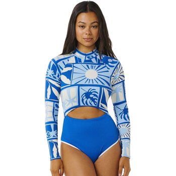 Rip Curl Santorini Sun Surfsuit, Blue, L