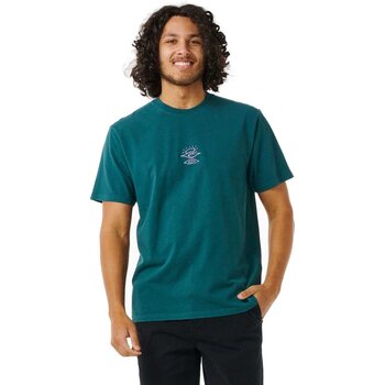 Rip Curl Searchers Embroidery Tee, Blue Green, S