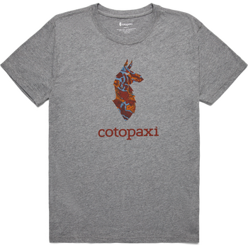 Cotopaxi Altitude Llama Organic T-Shirt Mens, Heather Grey, XXL