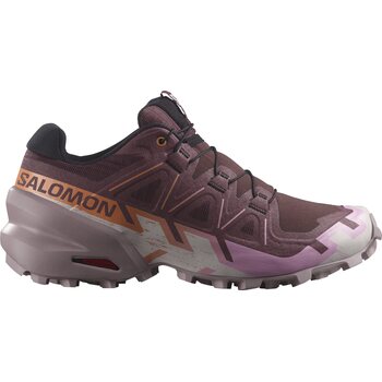 Salomon SpeedCross 6 Womens, Catawba Grape / Papaya / Deauville Mauve, EUR 36 2/3 (UK 4.0)