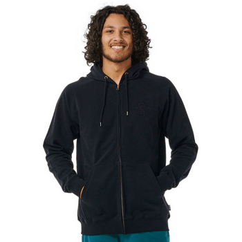 Rip Curl Searchers Zip Thru Hood Mens, Black, L