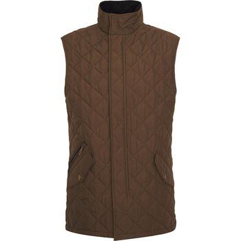 Barbour Shoveler Gilet Mens, Dark Sand, M