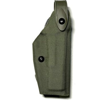 Safariland Model 6004 USN SLS Low Signature Tactical holster, Right hand, Glock 17, Ranger Green, Glock 17, Right