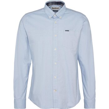 Barbour Marsden Tailored Oxford Shirt Mens, Cool Blue, L