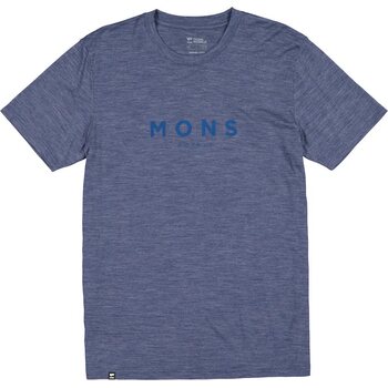 Mons Royale Zephyr T-Shirt Mens, Midnight, M