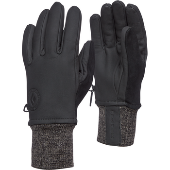 Black Diamond Dirt Bag Gloves, Black / Black, XS