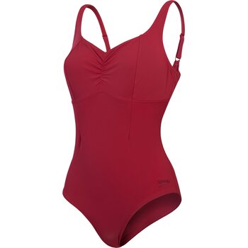 Speedo Shaping AquaNite Swimsuit PlusSize Womens, Basque Red, 40 (EUR 44)