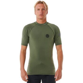 Rip Curl Icons UPF Brushed S/S, Dark Olive, XXL