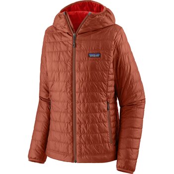 Patagonia Nano Puff Hoody Womens, Burnished Red, M