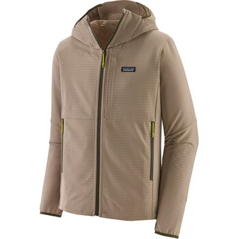 Patagonia R1 TechFace Hoody Mens, Seabird Grey, M