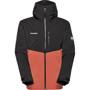 Mammut Alto Guide HS Hooded Jacket Men, Brick-Black, M