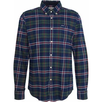 Barbour Ronan Tailored Check, Deep Blue, M