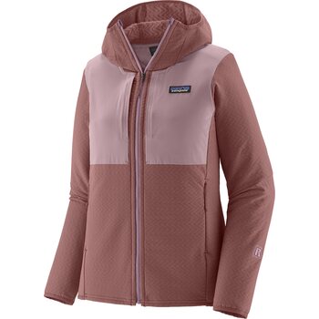 Patagonia R2 CrossStrata Hoody Womens, Dulse Mauve, S