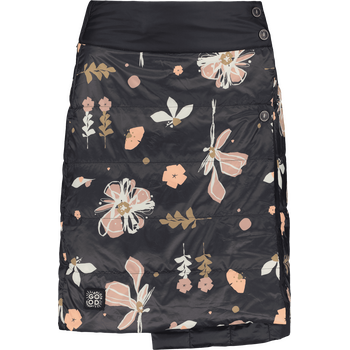 Maloja SchneeeuleM. Primaloft Skirt, Deep Black Flora, S