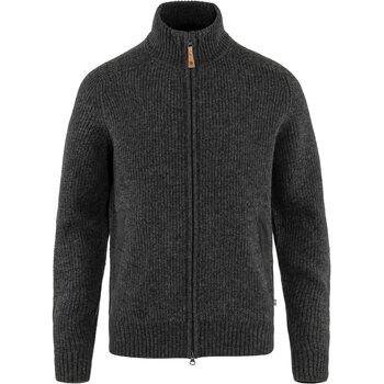 Fjällräven Övik Zip Cardigan Knit Mens, Dark Grey (030), S