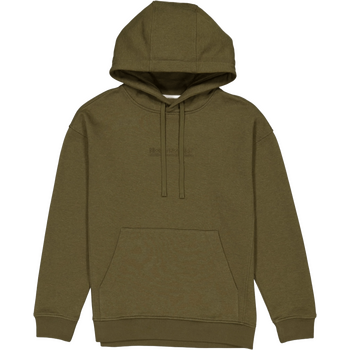 Mons Royale Verdant Merino Cotton Hoody Unisex, Dark Olive, XL