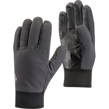 Black Diamond Midweight Softshell Gloves, Smoke, XS