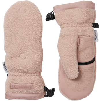 Sealskinz Sturston Windproof Sherpa Fleece Convertible Mitten, Pink, L