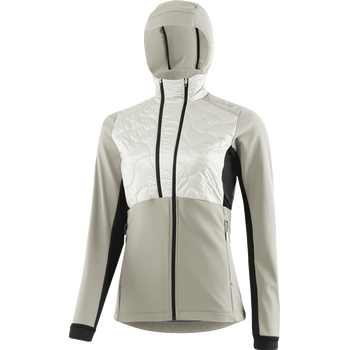 Löffler Hooded Hybrid Jacket Grace PL60 Womens, Sandy (639), 36