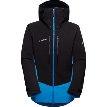 Mammut Taiss Pro HS Hooded Jacket Mens, Glacier Blue - Black, S