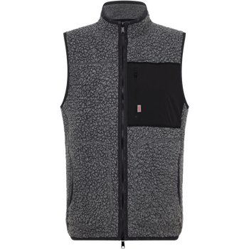 Varg Vargön Fat Wool Vest Mens, Black Granite, M