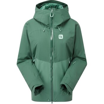 Rab Khroma Diffract Insulated Ski Jacket Womens, Green Slate / Eucalyptus, S (UK 10)