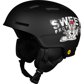 Sweet Protection Winder MIPS Helmet JR, Black Teddy, XS/S (48-53 cm)