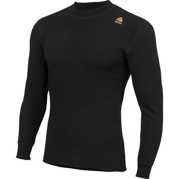 Aclima Hotwool Shirt Crew Neck Unisex, Jet Black, XXXL