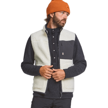 Varg Ön Fatwool Vest Mens, Off White, XL