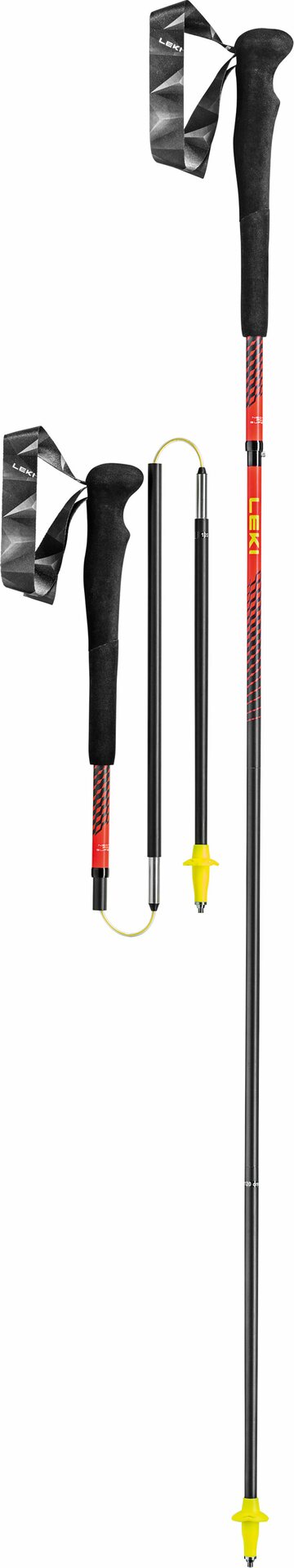 LEKI Neotrail FX One Superlite Bright Red - Neon Yellow