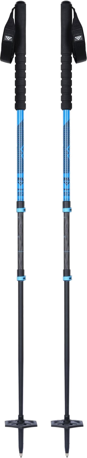 Black Crows Trios Freebird Poles Black / Blue