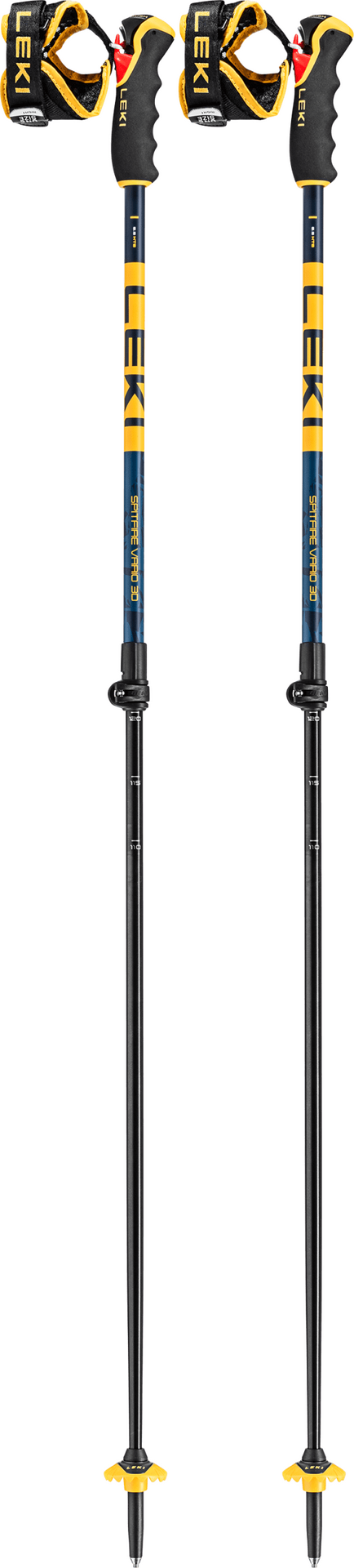 LEKI Spitfire Vario 3D Denimblue-Aegeanblue-Mustardyellow