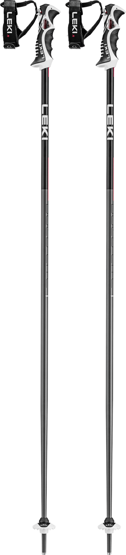 LEKI Bold Lite S Dark Anthracite-Bright Red-Black