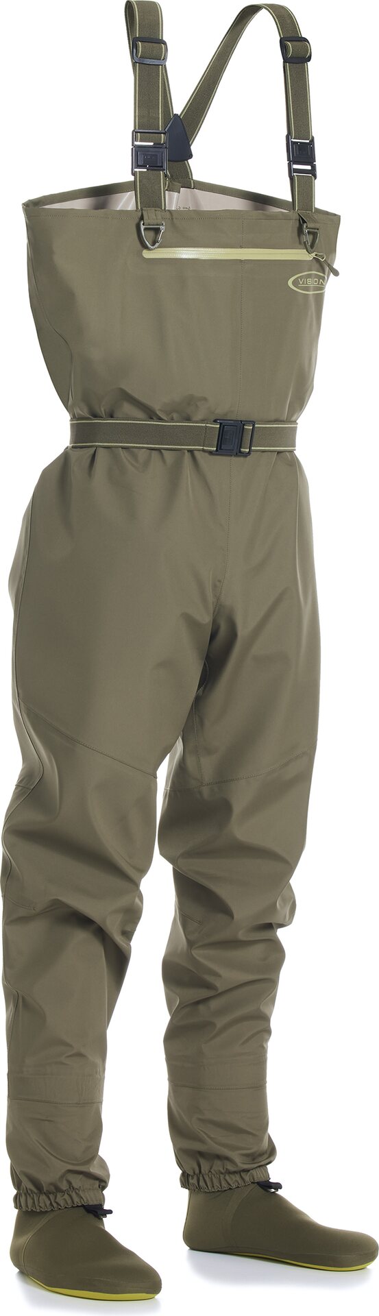 Vision Hopper Waders Green