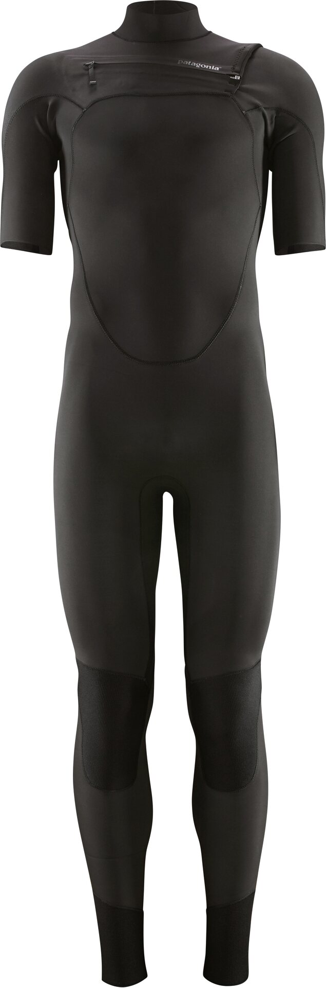 Patagonia R1 Lite Yulex Front-Zip Short-Sleeved Full Suit Mens Black