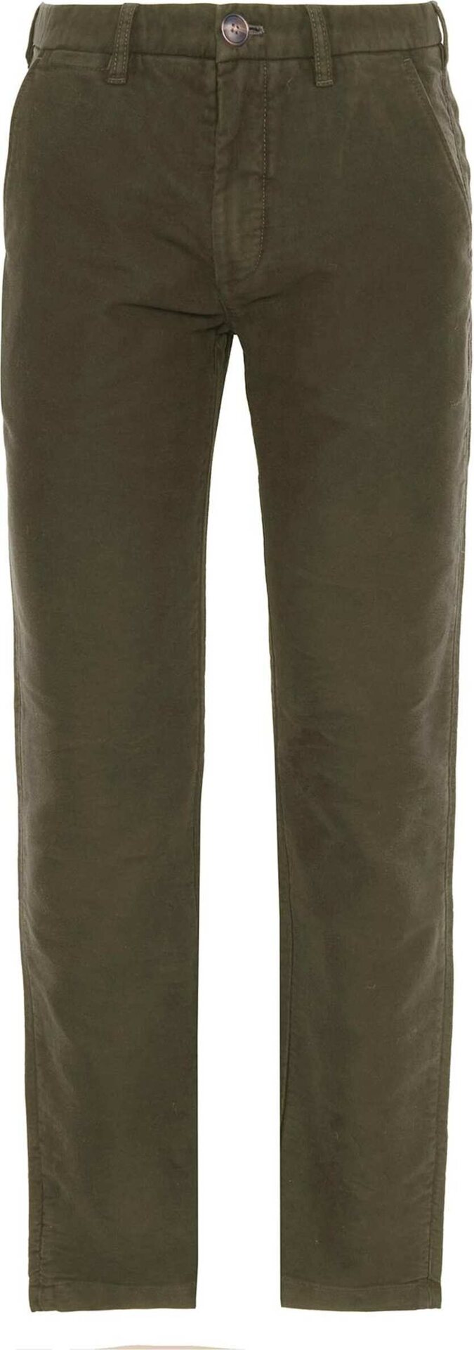 Barbour Moleskin Tailored Trouser Mens Dark Olive