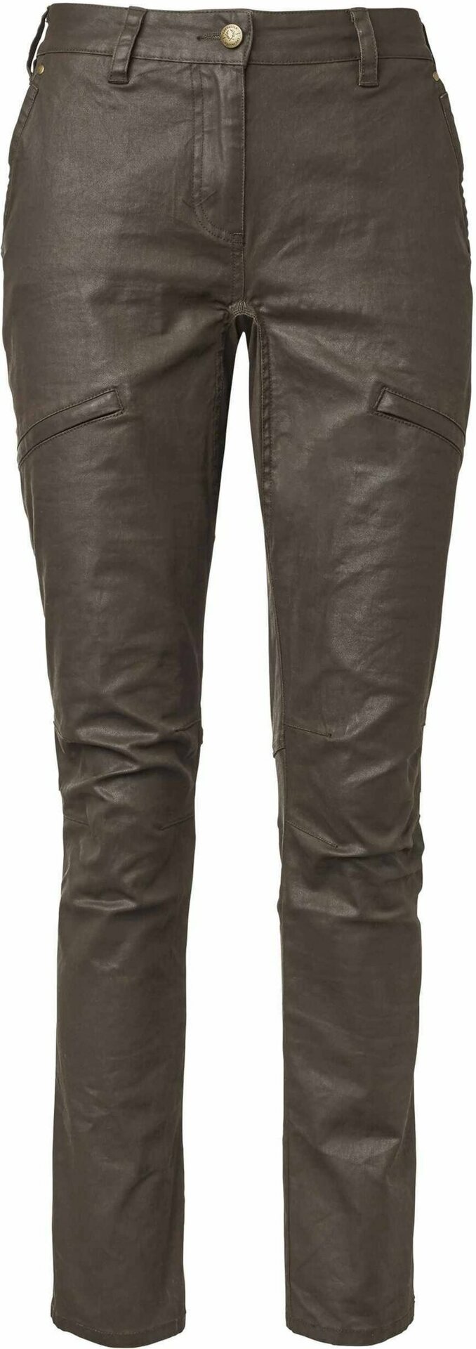 Chevalier Vintage Pants Women Leather Brown
