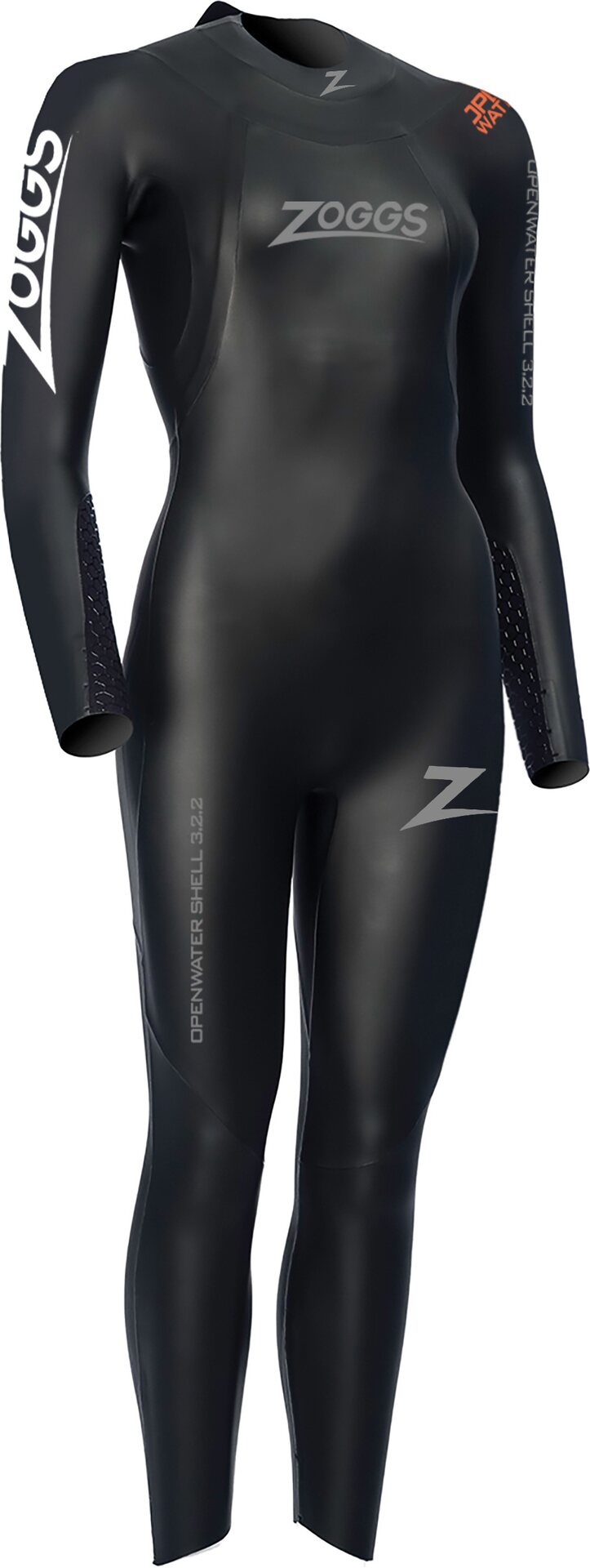 Zoggs OW Shell 3.2.2 Womens Black / Orange