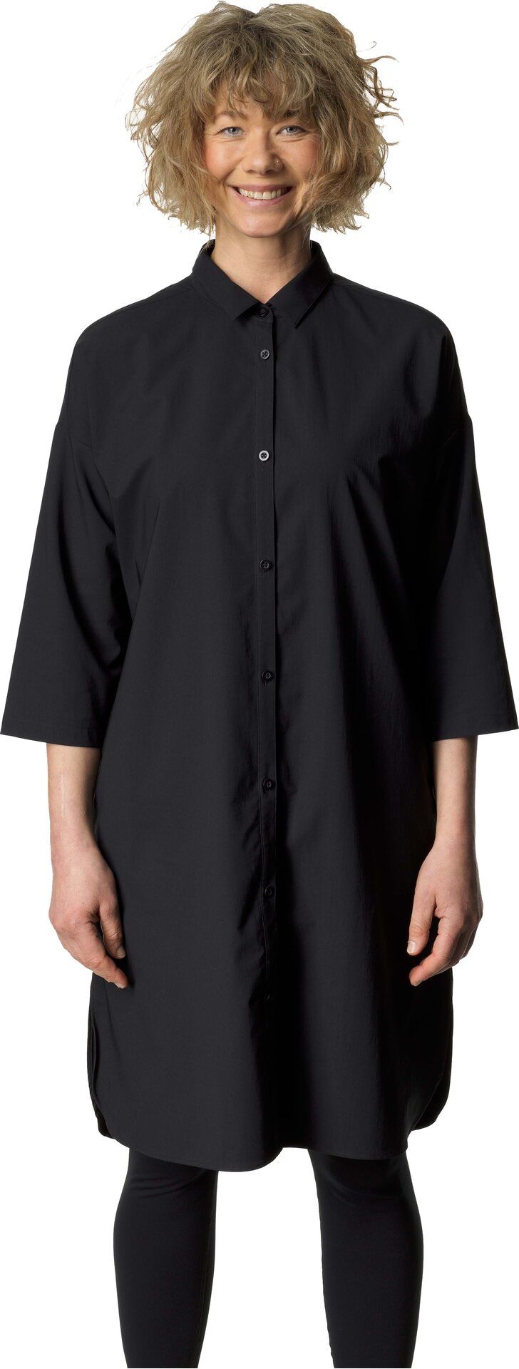 Houdini Route Shirt Dress Womens True Black